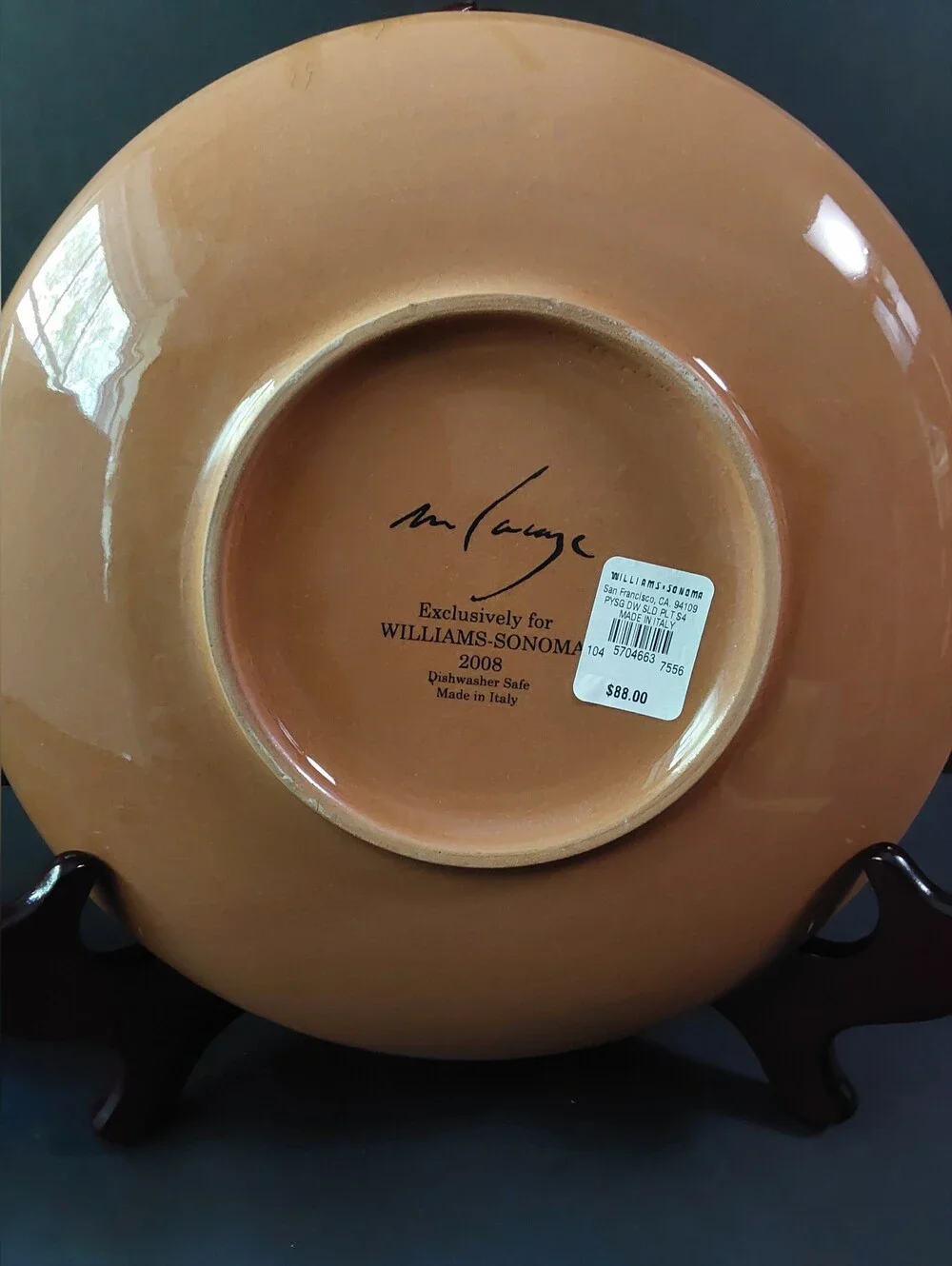 Williams-Sonoma SALAD/DESSERT (2) PAYSAGE by Marc Lacaz 9.25
